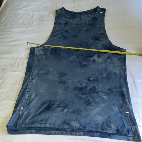 NEW Lululemon Always Agile Tank Diamond Dye True Navy Chambray size L - Picture 6 of 10